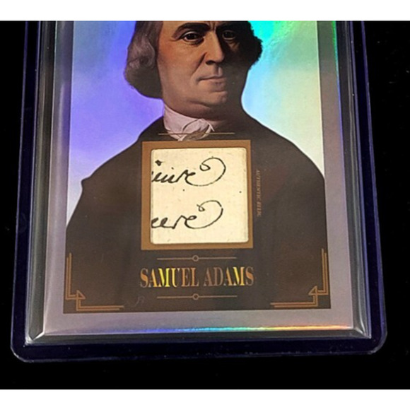 Authentic Samuel Adams Founding Father Handwriting Relic Piece of History - Picture 2 of 4